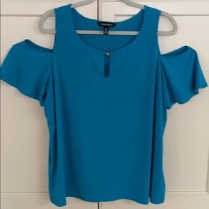 Ellen Tracy 1X cold shoulder blouse